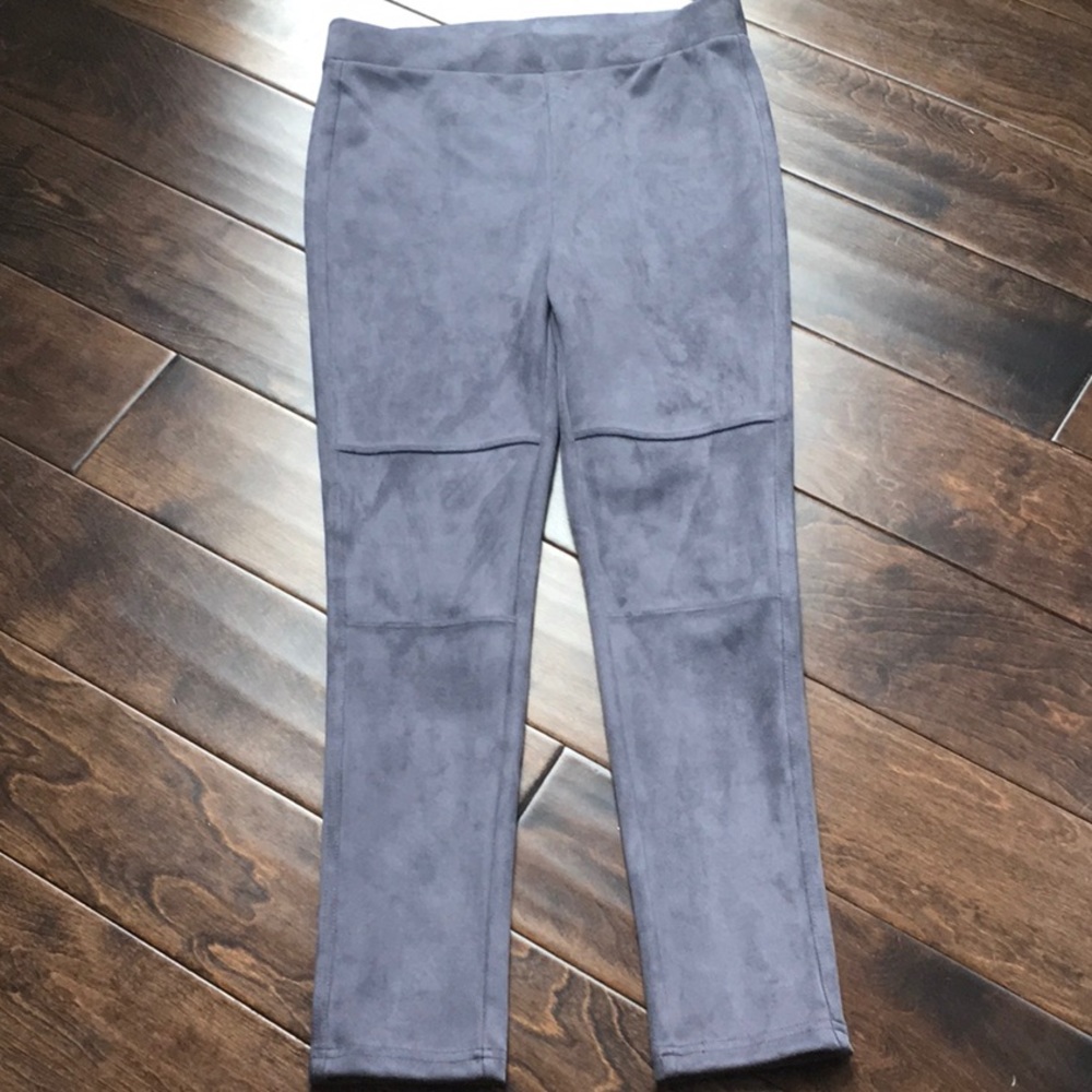 Big Girls Faux Suede Leggings